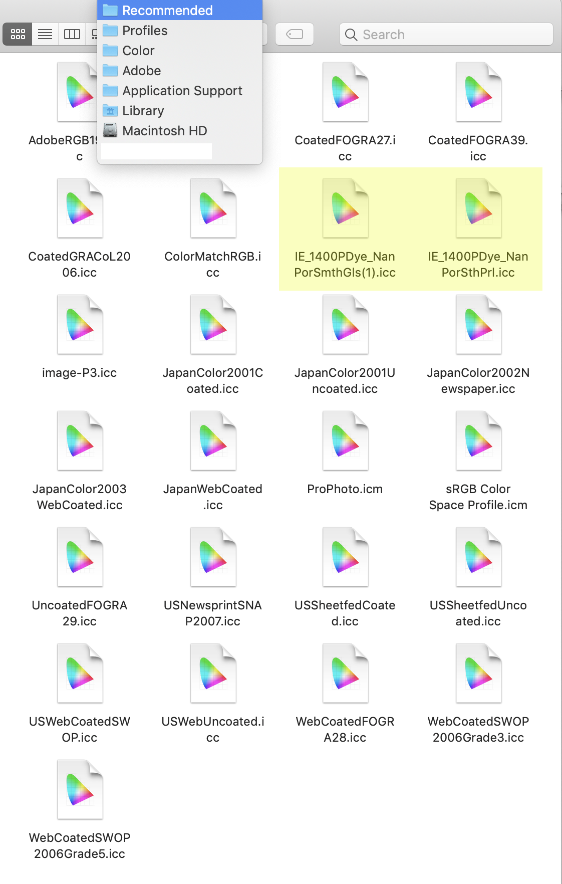 Solved ICC Profiles not showing in Adobe Community 10609200